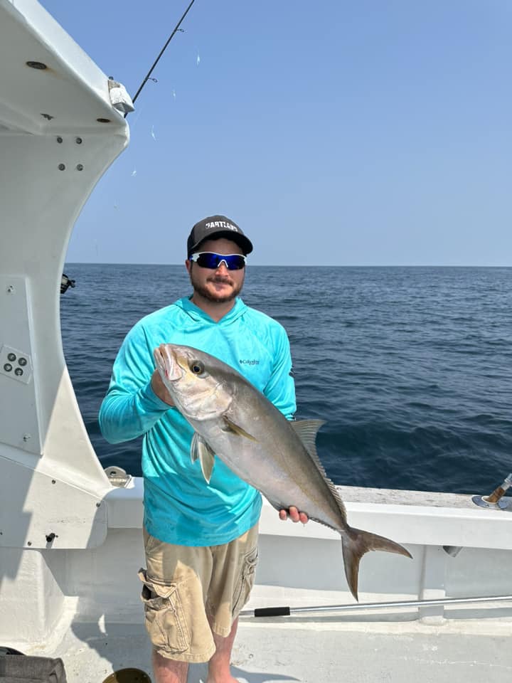 A lone angler reeling in a big catch in SC