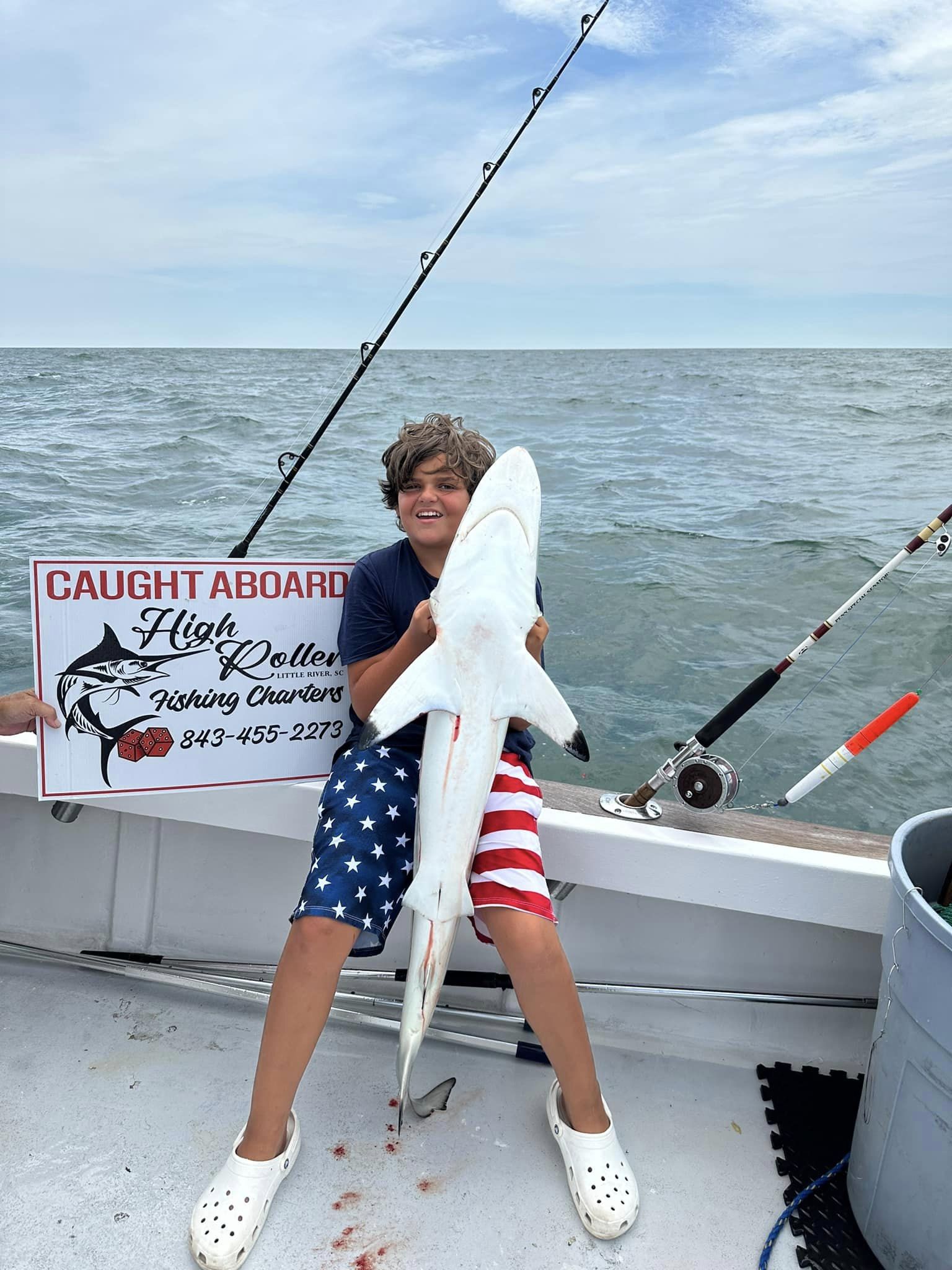 Sandbar Shark caught while fishing in Little River