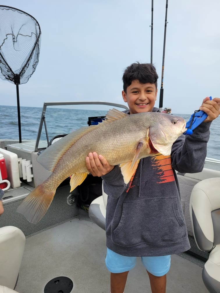 Single angler fishing in Irvington