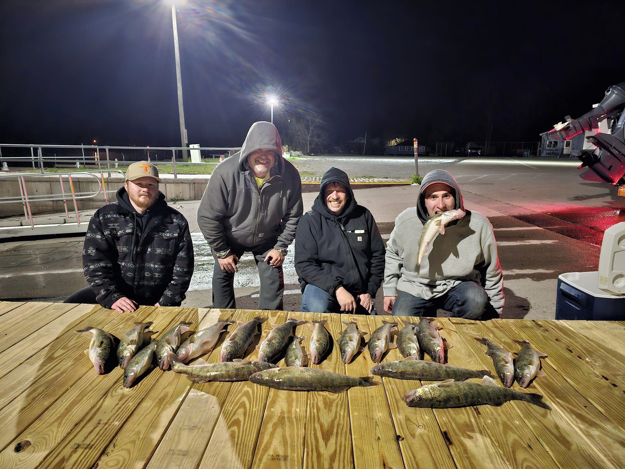 Four people fishing in NY