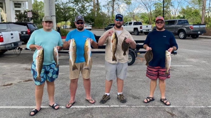 5 fish caught in AL