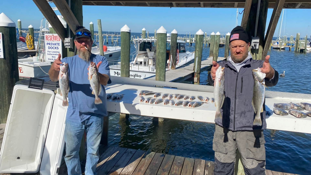 4 fish caught in Alabama while fishing