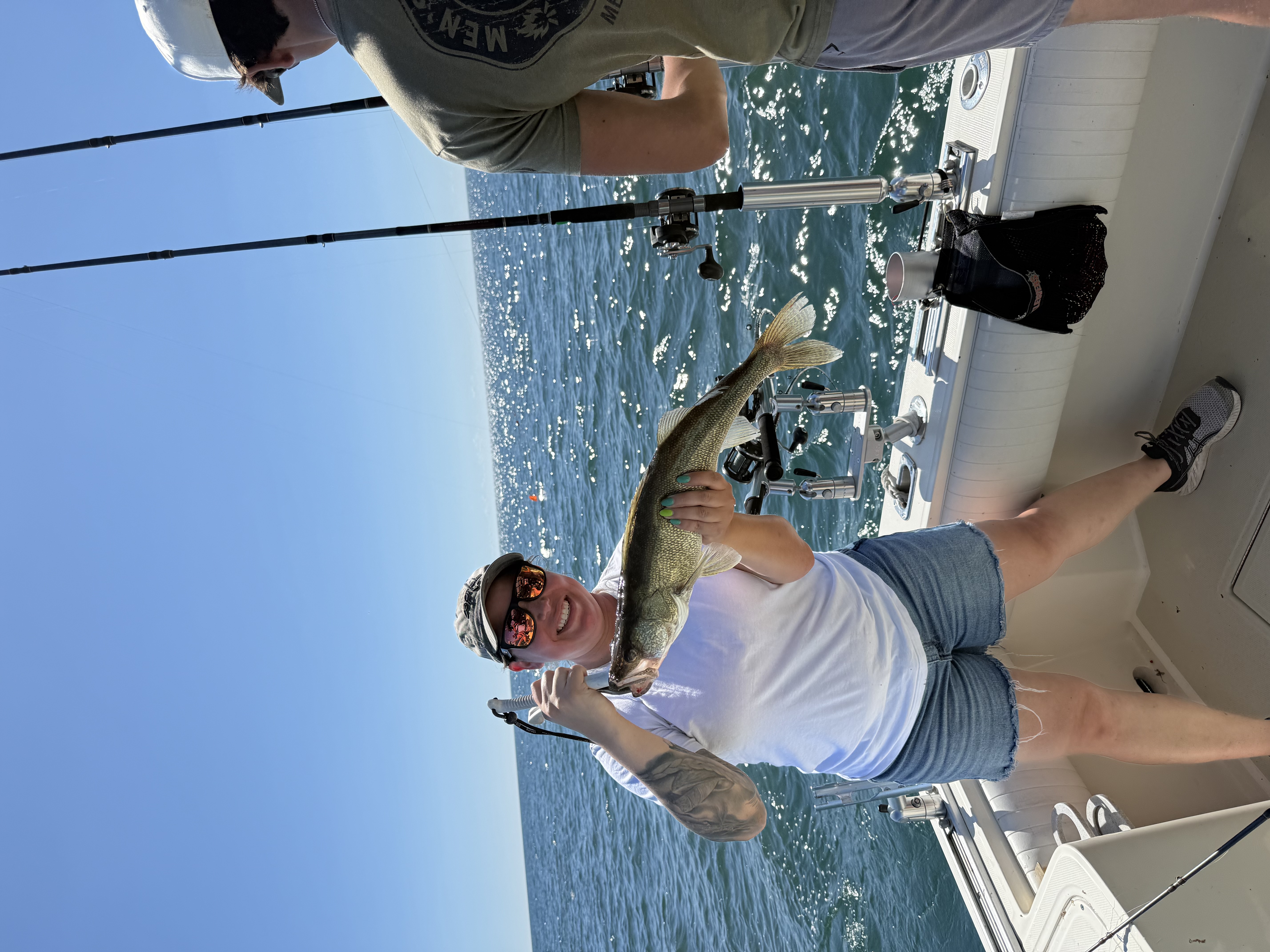 Walleye catch from fishing trip at Lakeside Marblehead OH