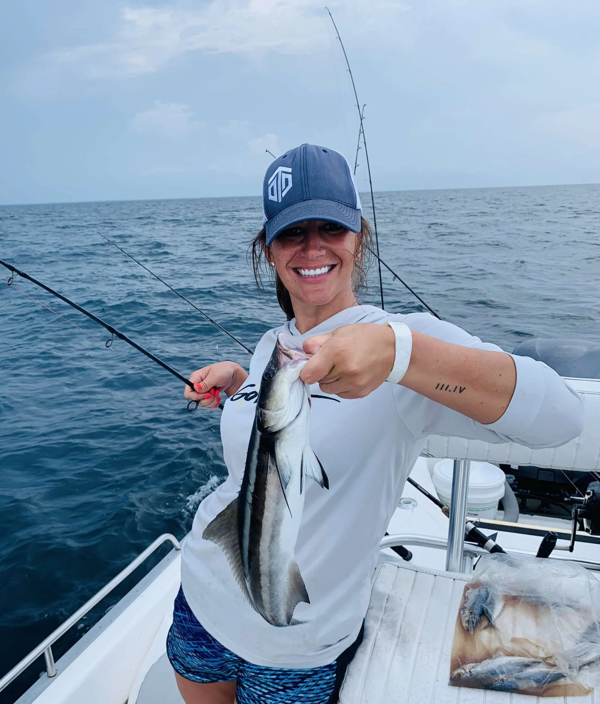 Cobia fish caught while fishing in FL