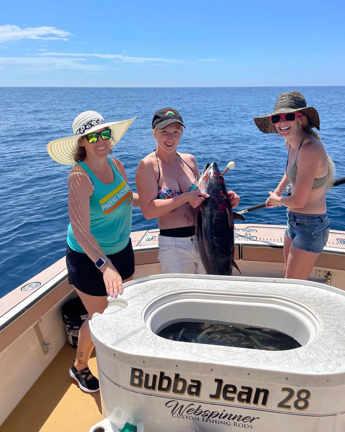 Dusky grouper fish caught in San Diego, California