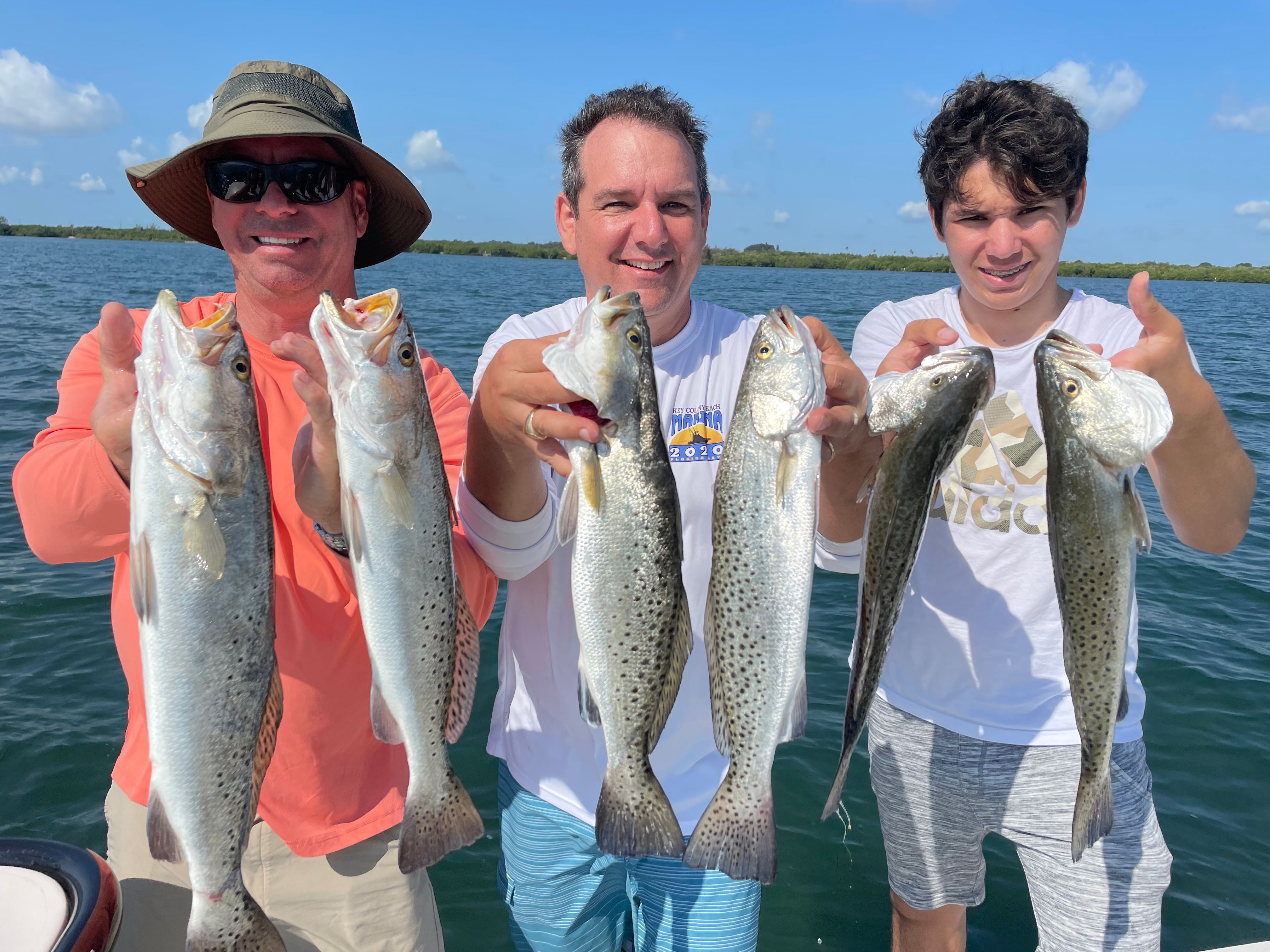 6 spotted weakfish caught during fishing trip in Fort Pierce