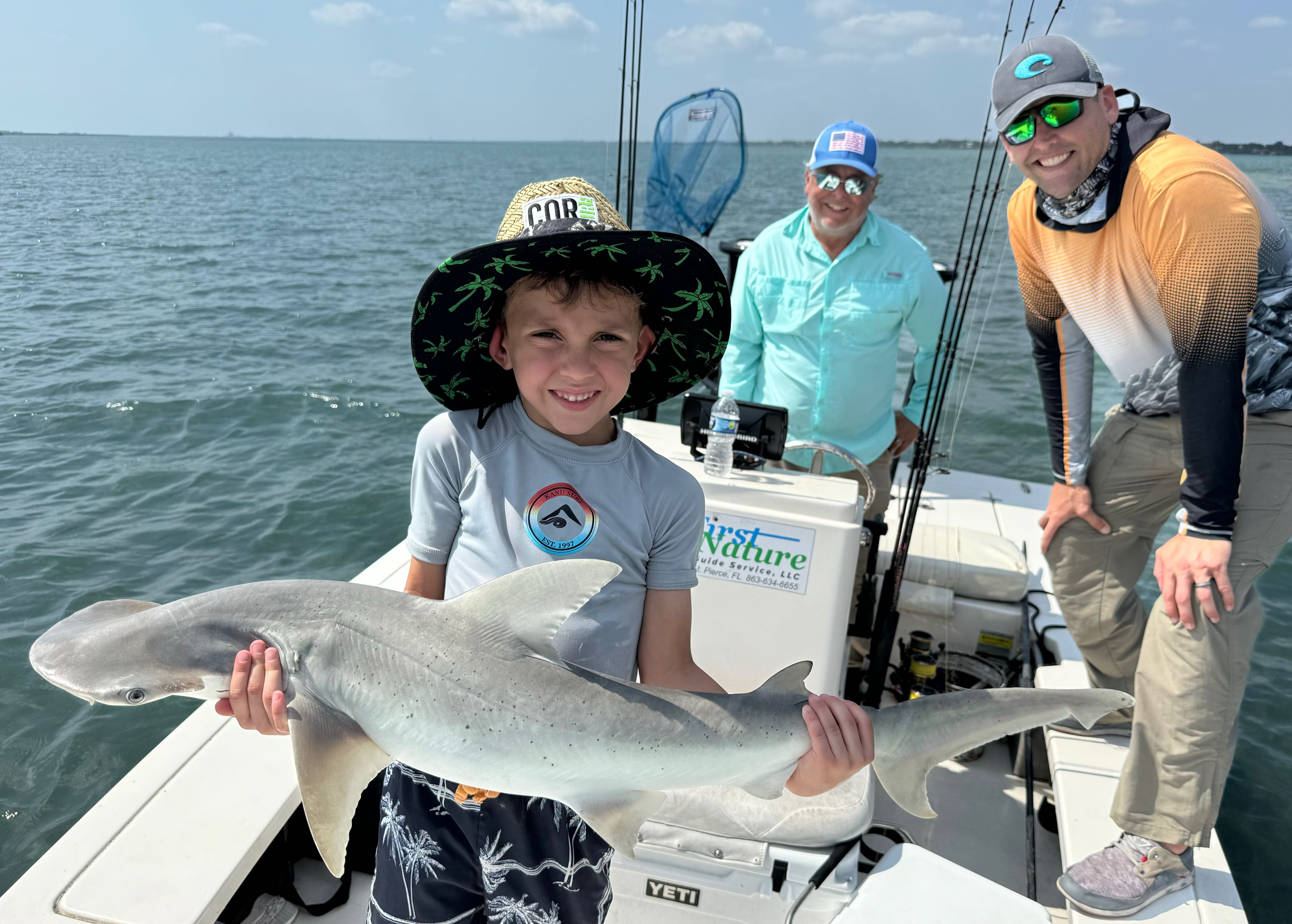 1 bonnethead shark, 28 inches, fishing in FL