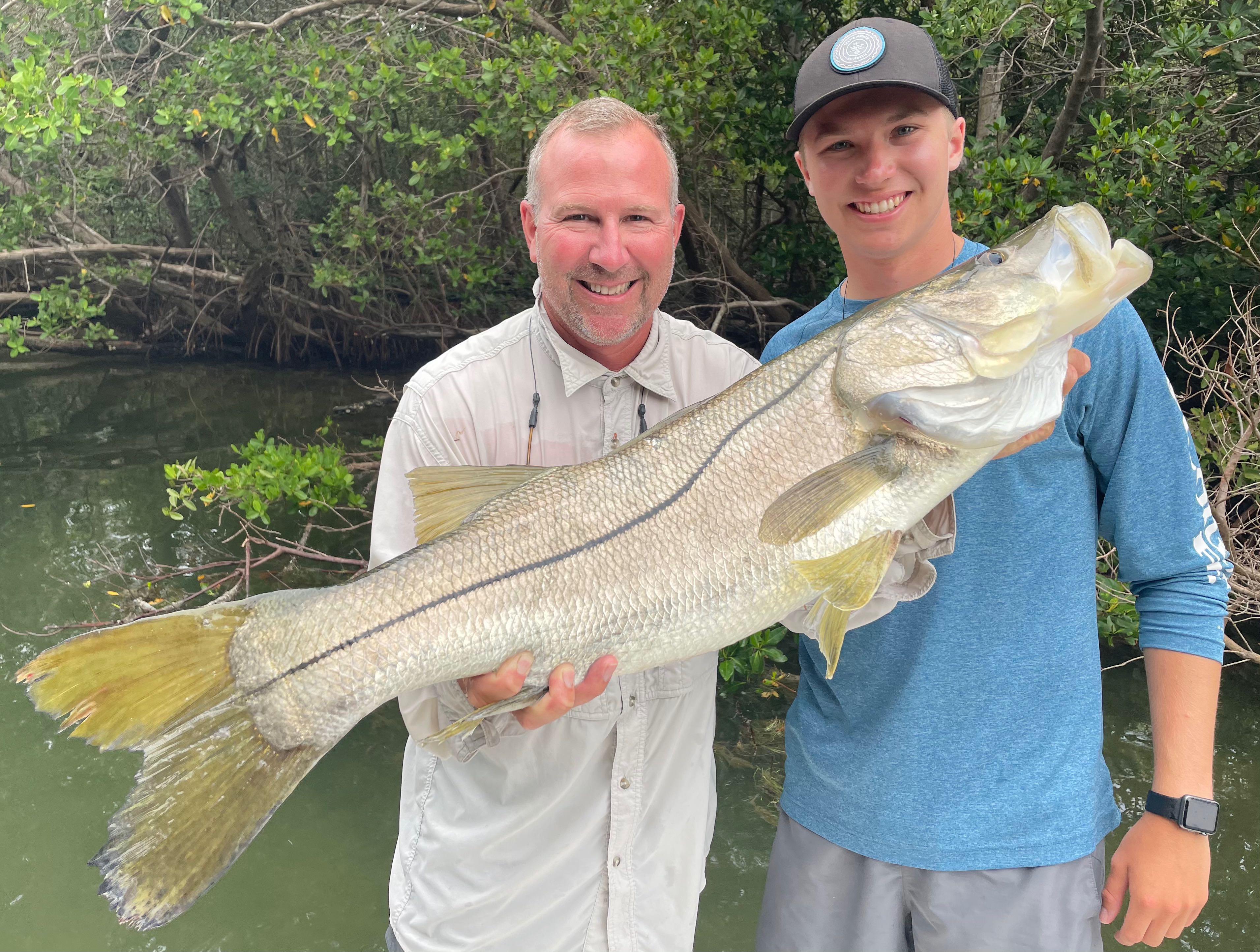 Snook fish caught while fishing in Fort Pierce