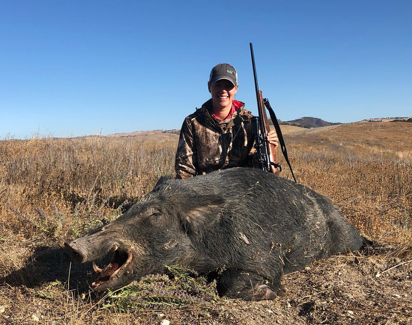 Person hunting in California