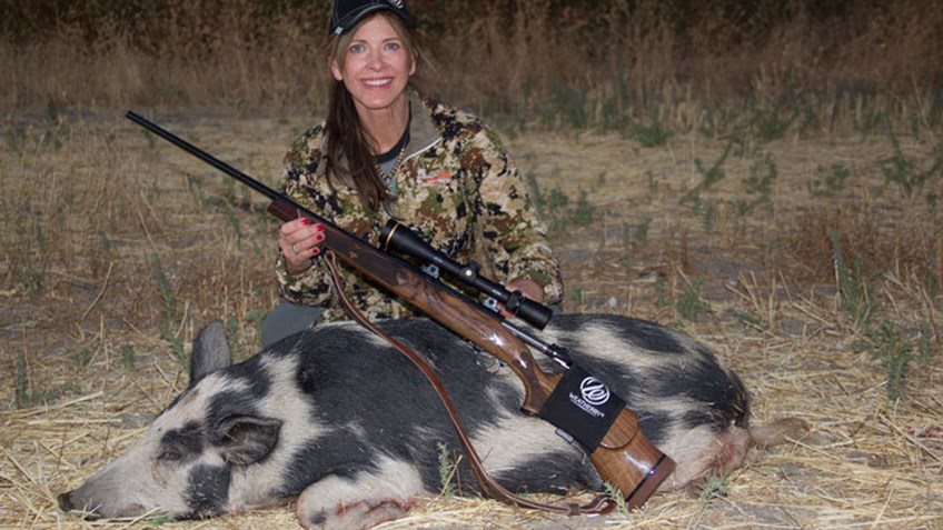 A person hunting in California