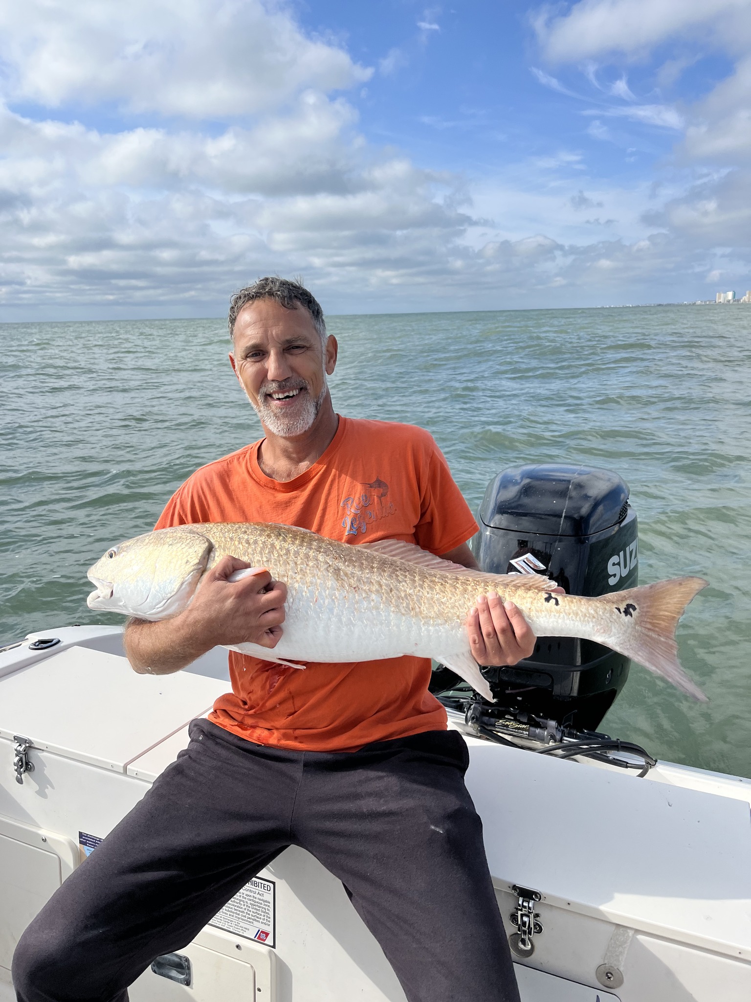 Redfish caught while fishing in SC