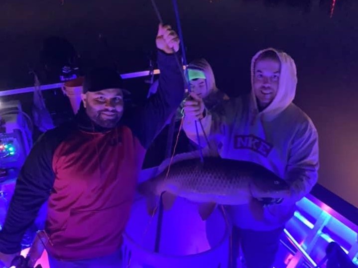 A group of 3 people fishing in New Jersey