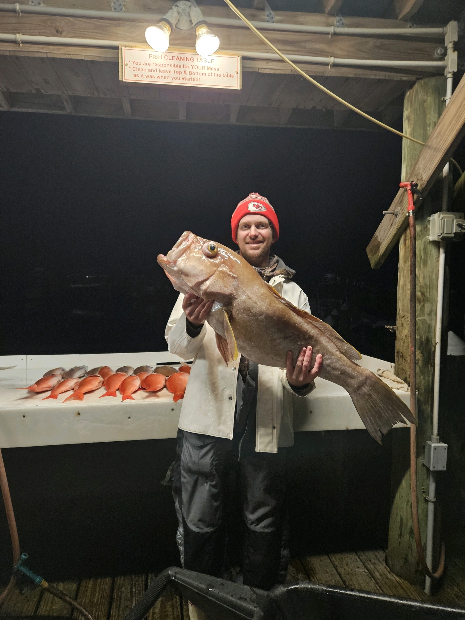 Angler with big catch fishing in AL