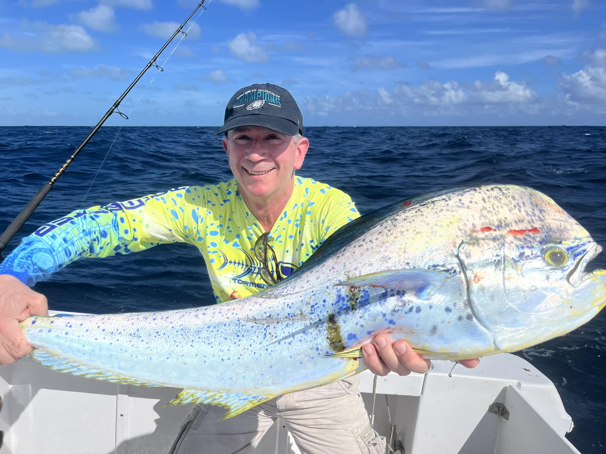 An angler fishing in Islamorada, Florida