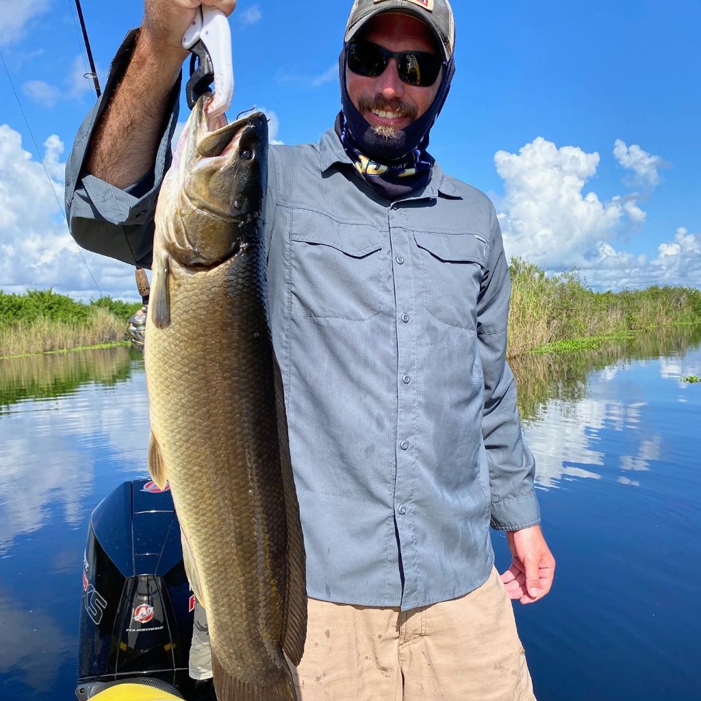 Impressive Bowfin fish caught in Fort Lauderdale