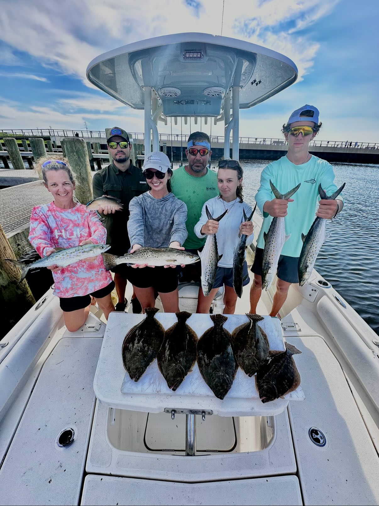 5 Spanish mackerels and spotted weakfish caught fishing in AL