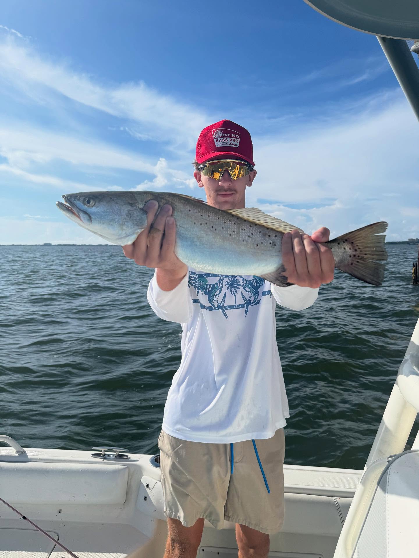 Spotted Weakfish caught while fishing at Gulf Shores