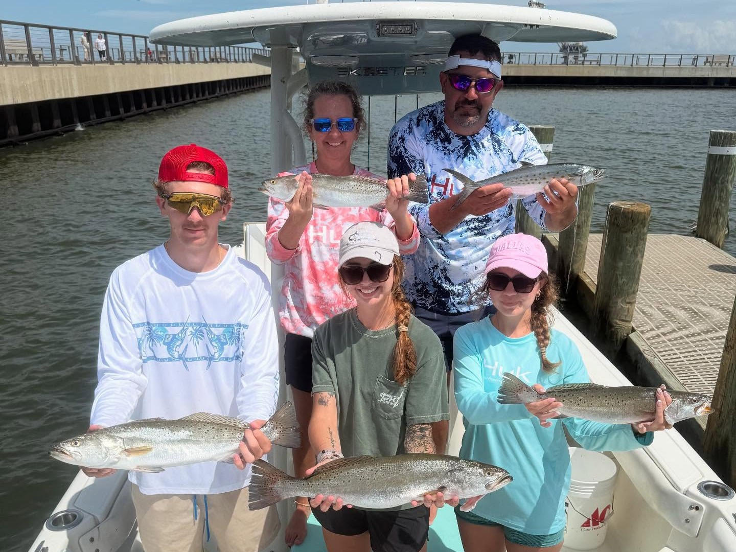 Gulf Shores Alabama inshore fishing charter boat with Captain Donnie targeting redfish trout