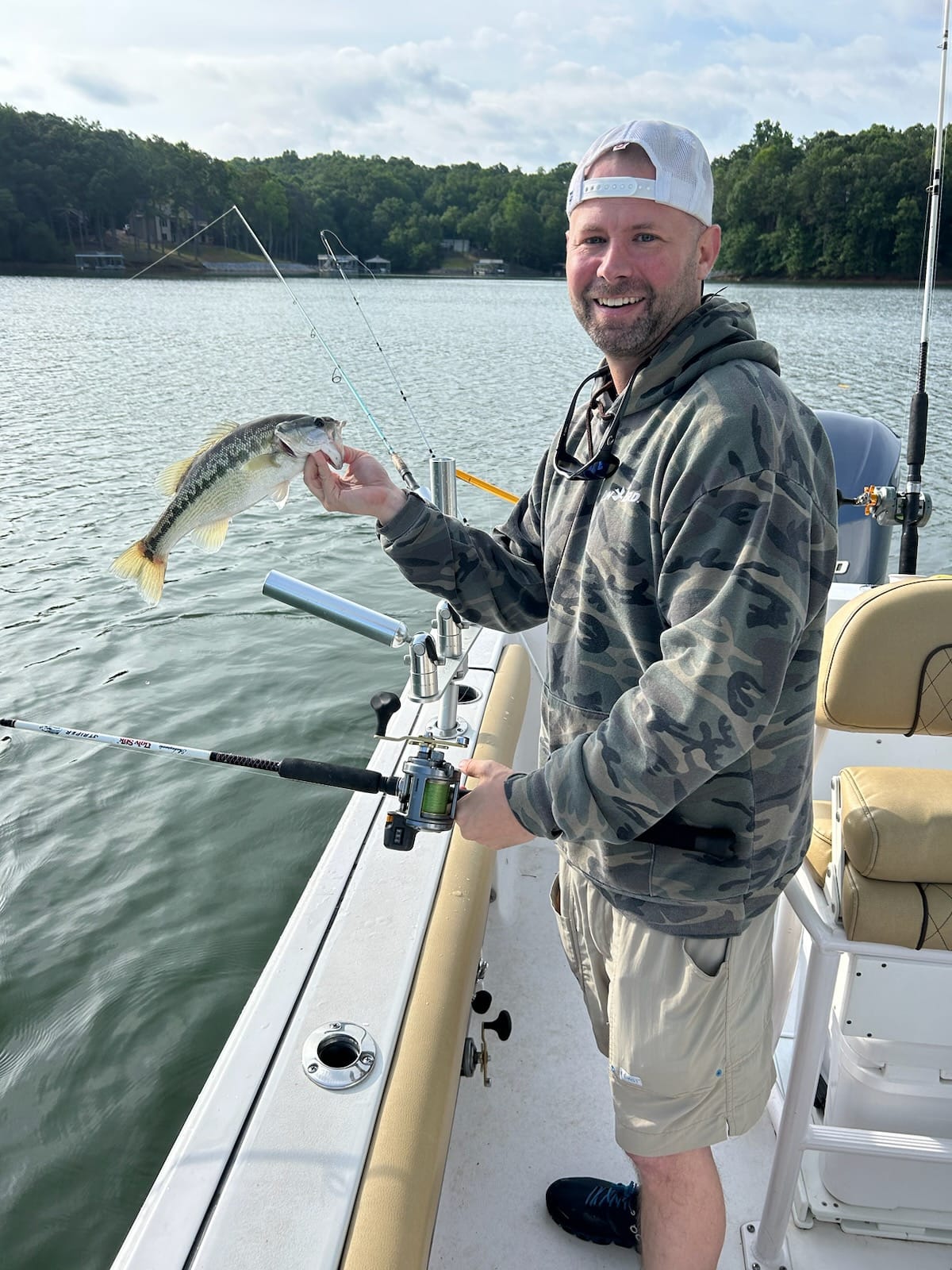Angler fishing in GA
