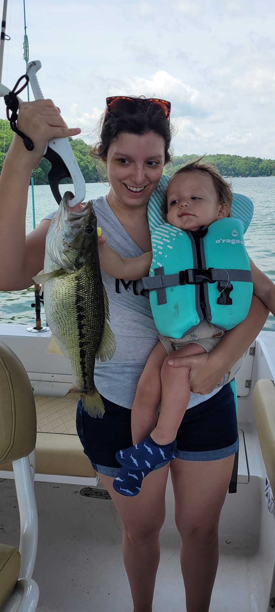 Largemouth Bass caught while fishing in Gainesville