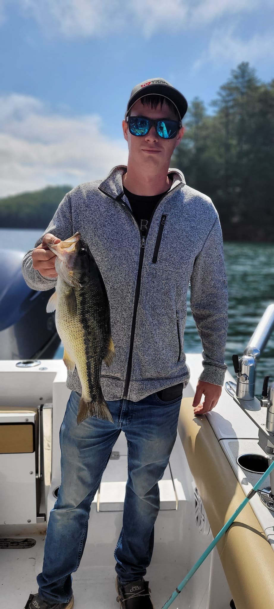 Caught a largemouth bass in GA