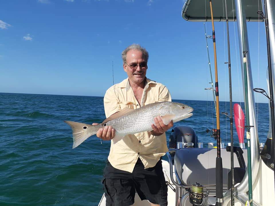 Redfish, 27 inches, caught in FL