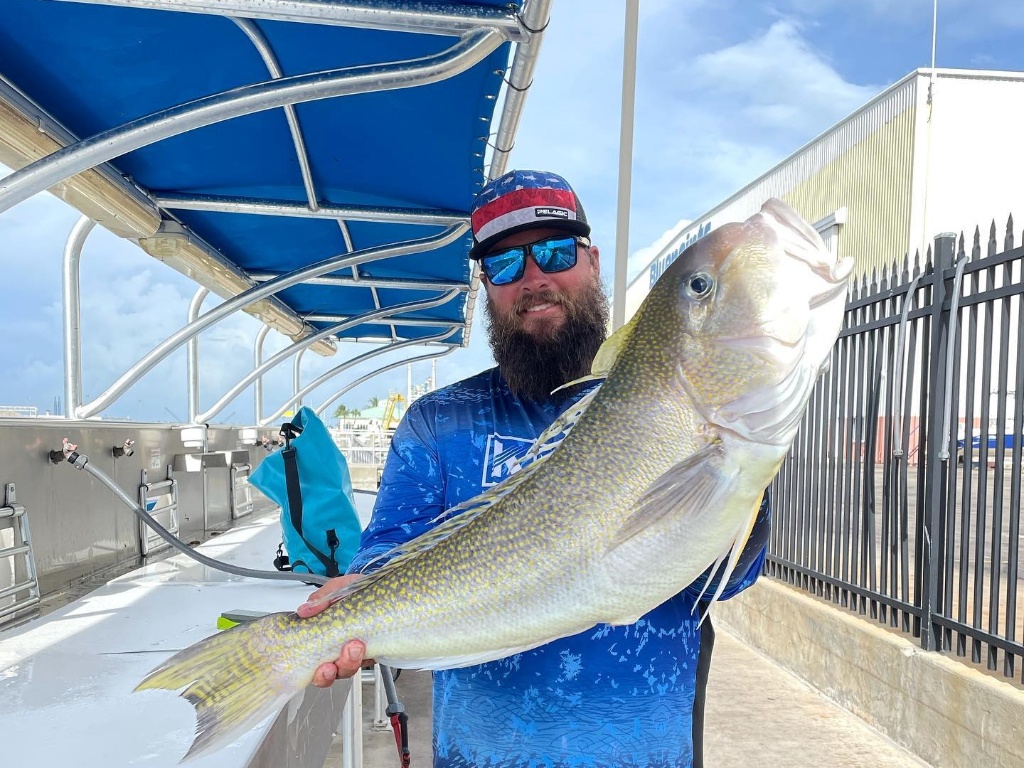 Pollock fish caught by angler in Cape Canaveral