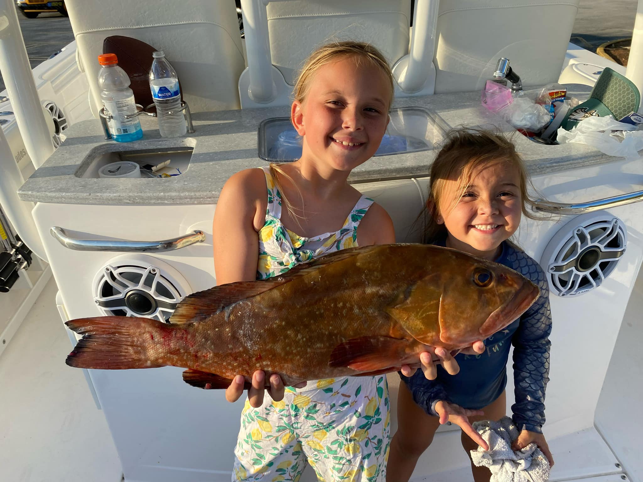 Anglers enjoying a fishing trip in FL