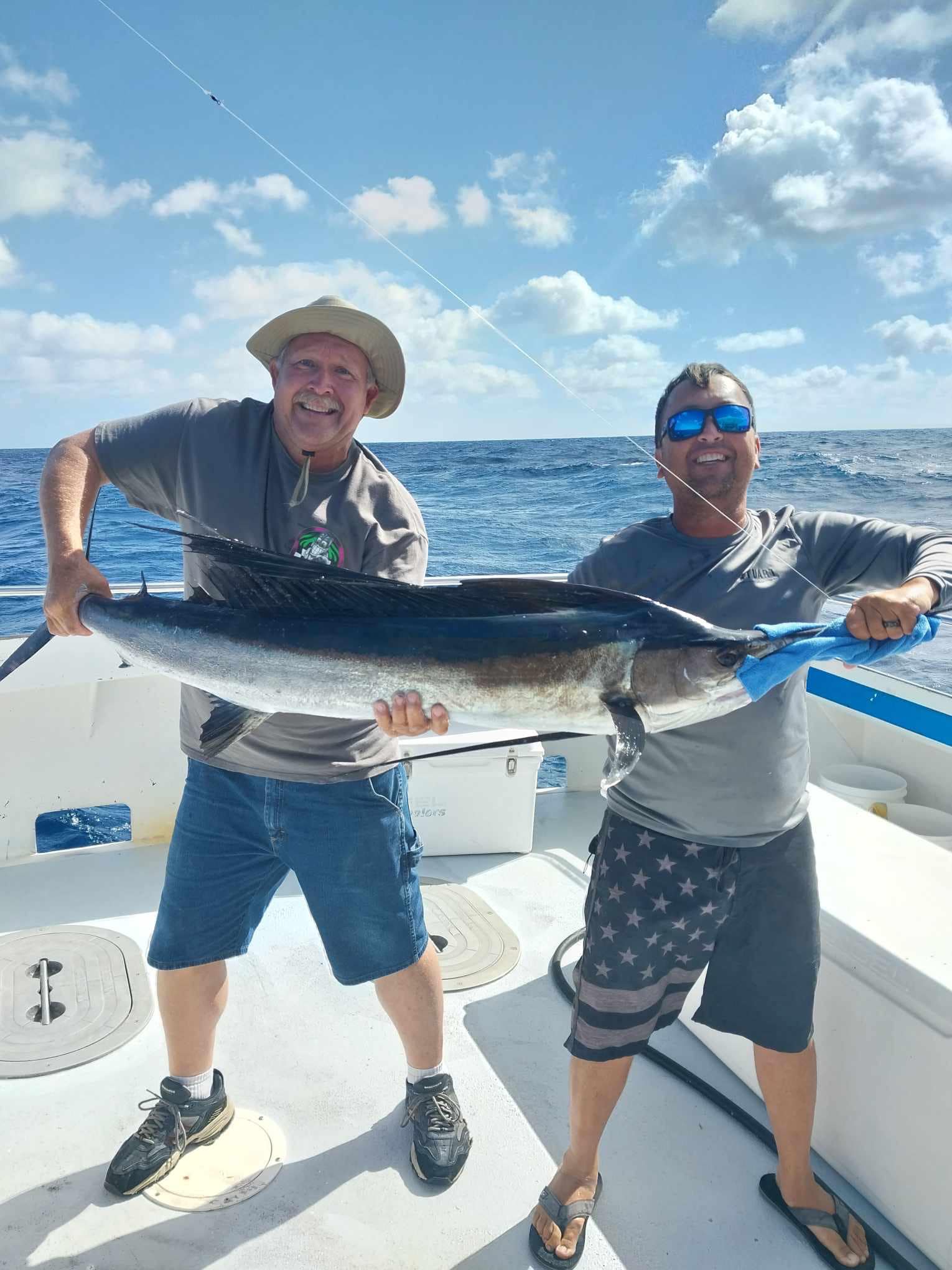 Three people fishing in Jupiter