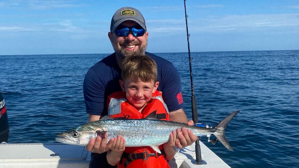 Catch of the day: a 26-inch King Mackerel from FL