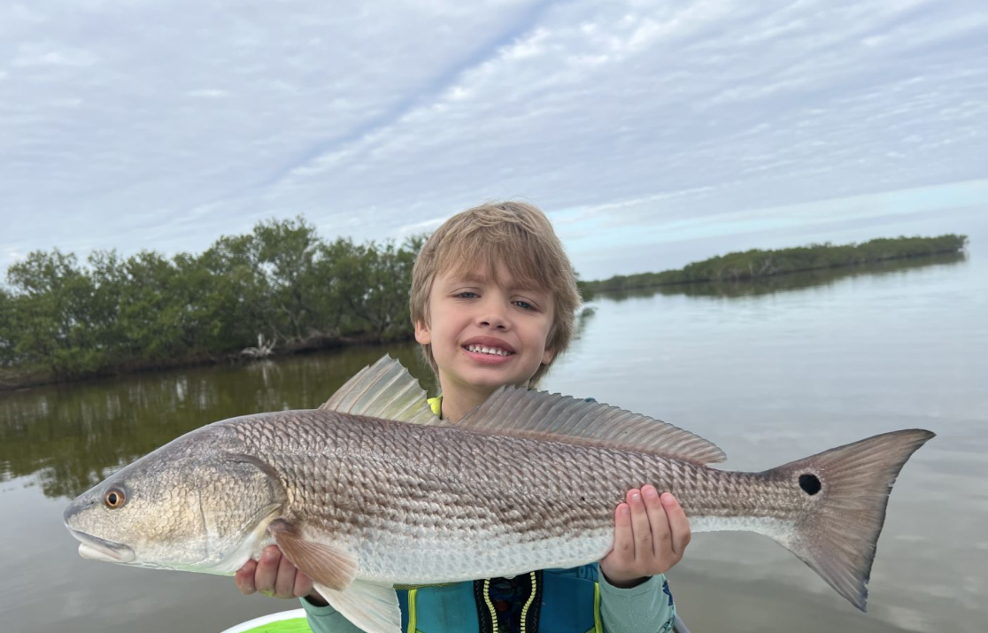 Redfish caught in FL while fishing