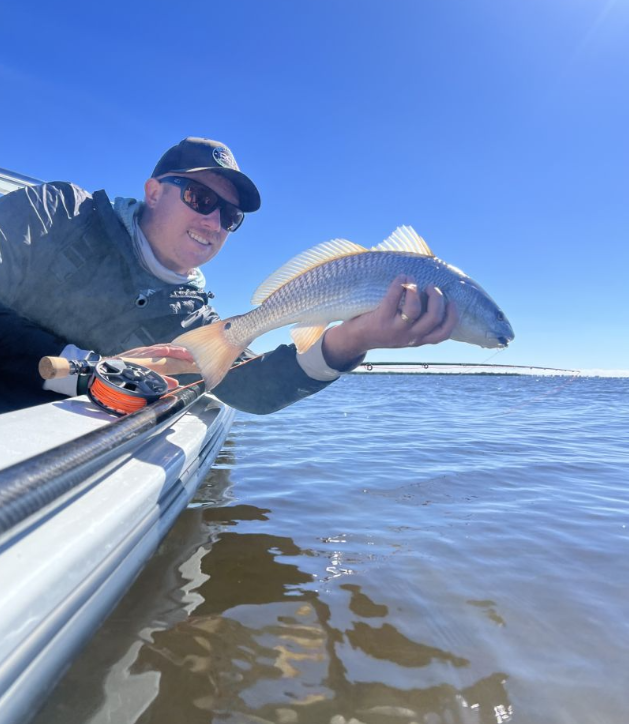 Angler catching a fish in FL