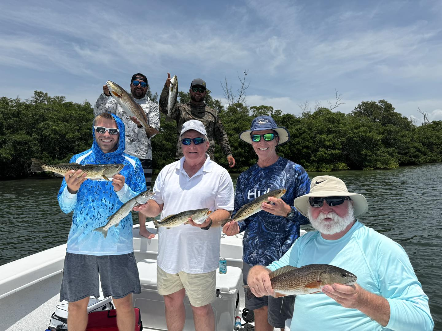 6 spotted weakfish and great barracuda in FL