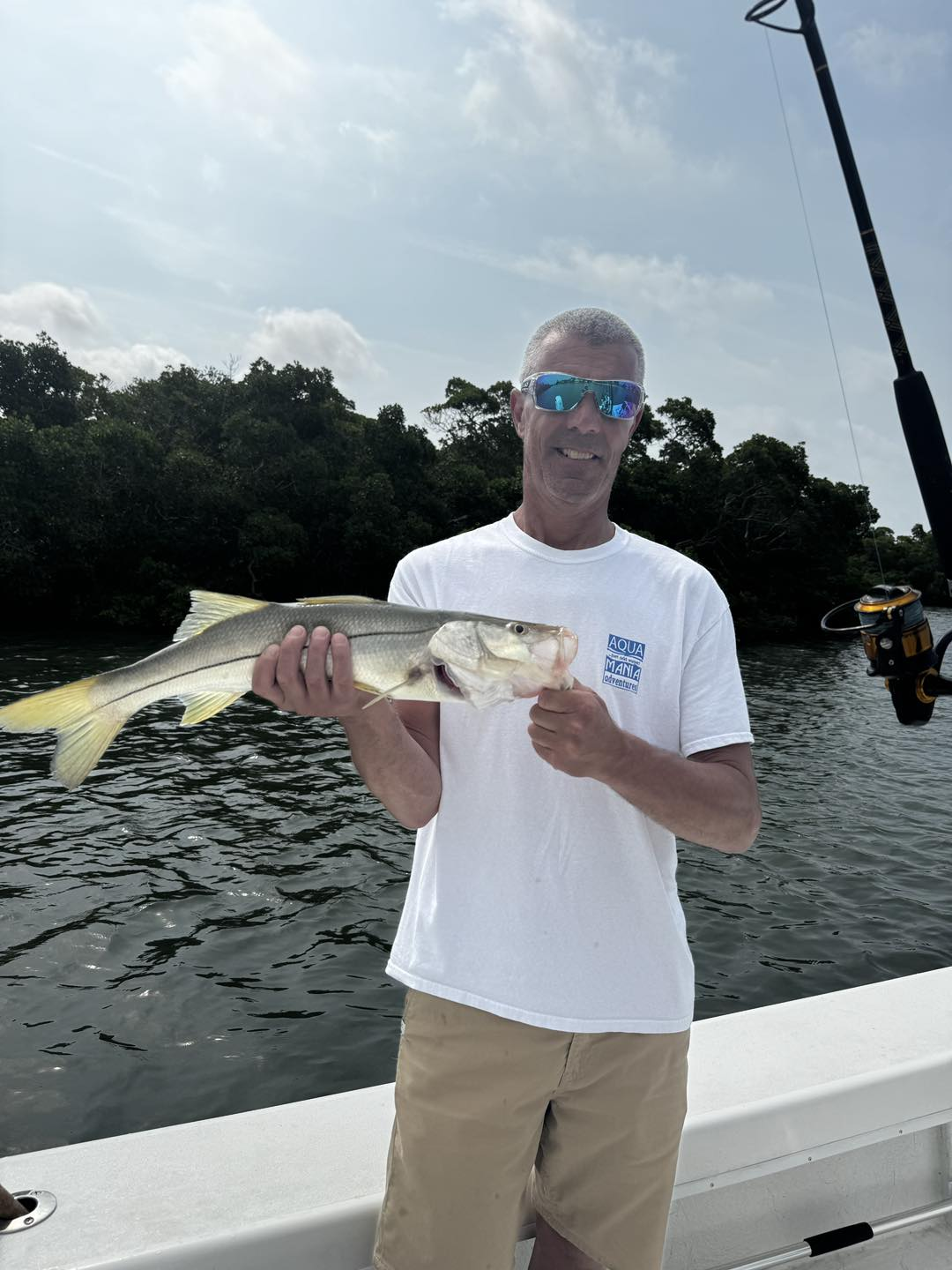 One person fishing in Sarasota
