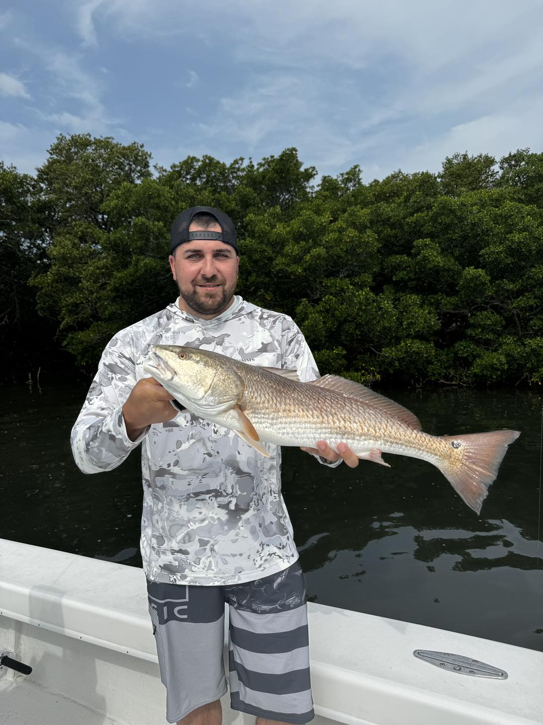 Redfish measuring 25 inches caught in FL