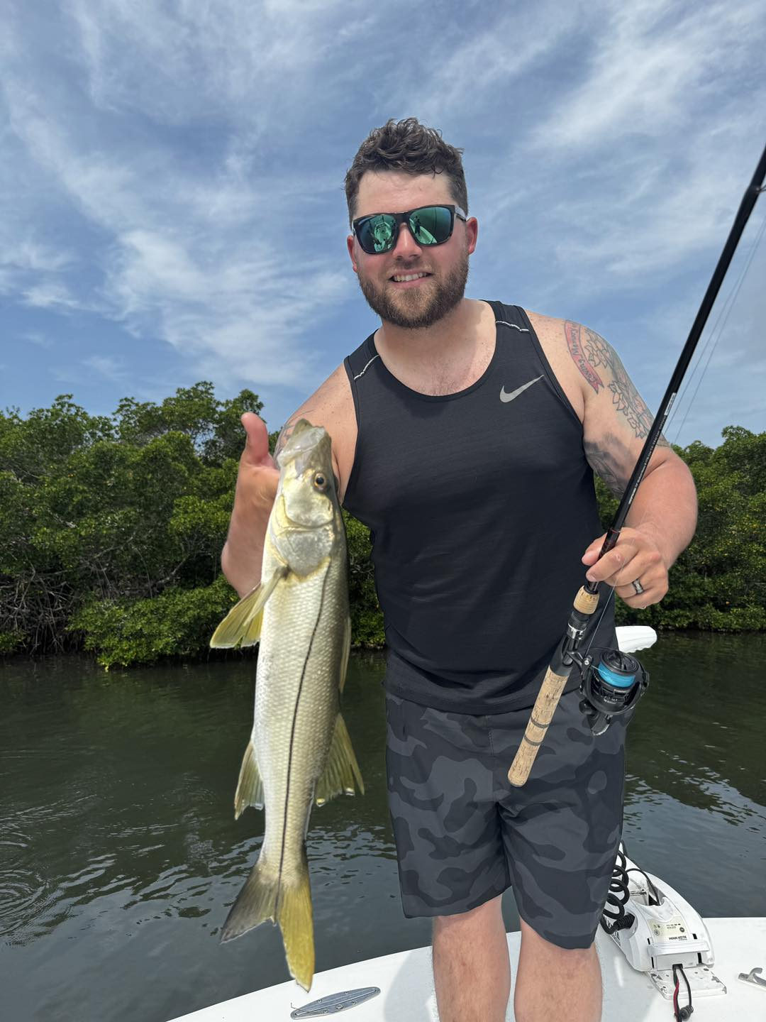 Snook fish caught while fishing in FL