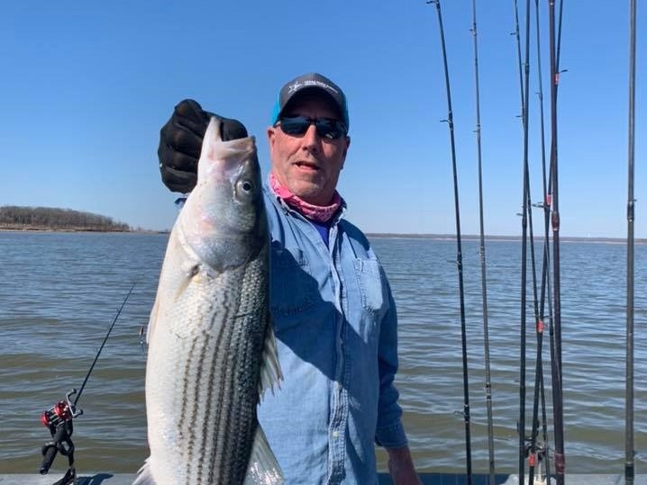Fishing Striped Bass in Lake Texoma