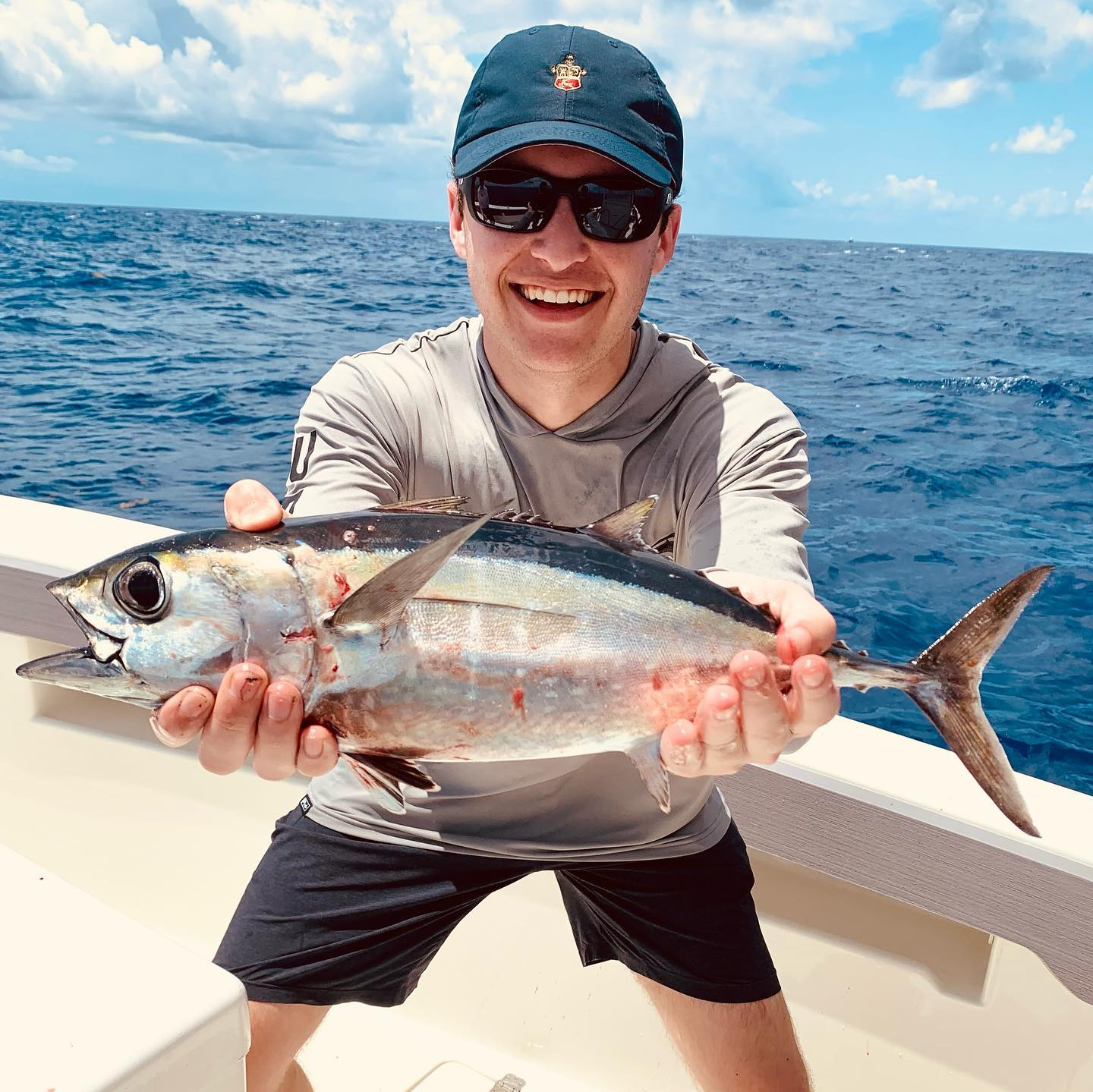 Blackfin tuna caught while fishing in Islamorada