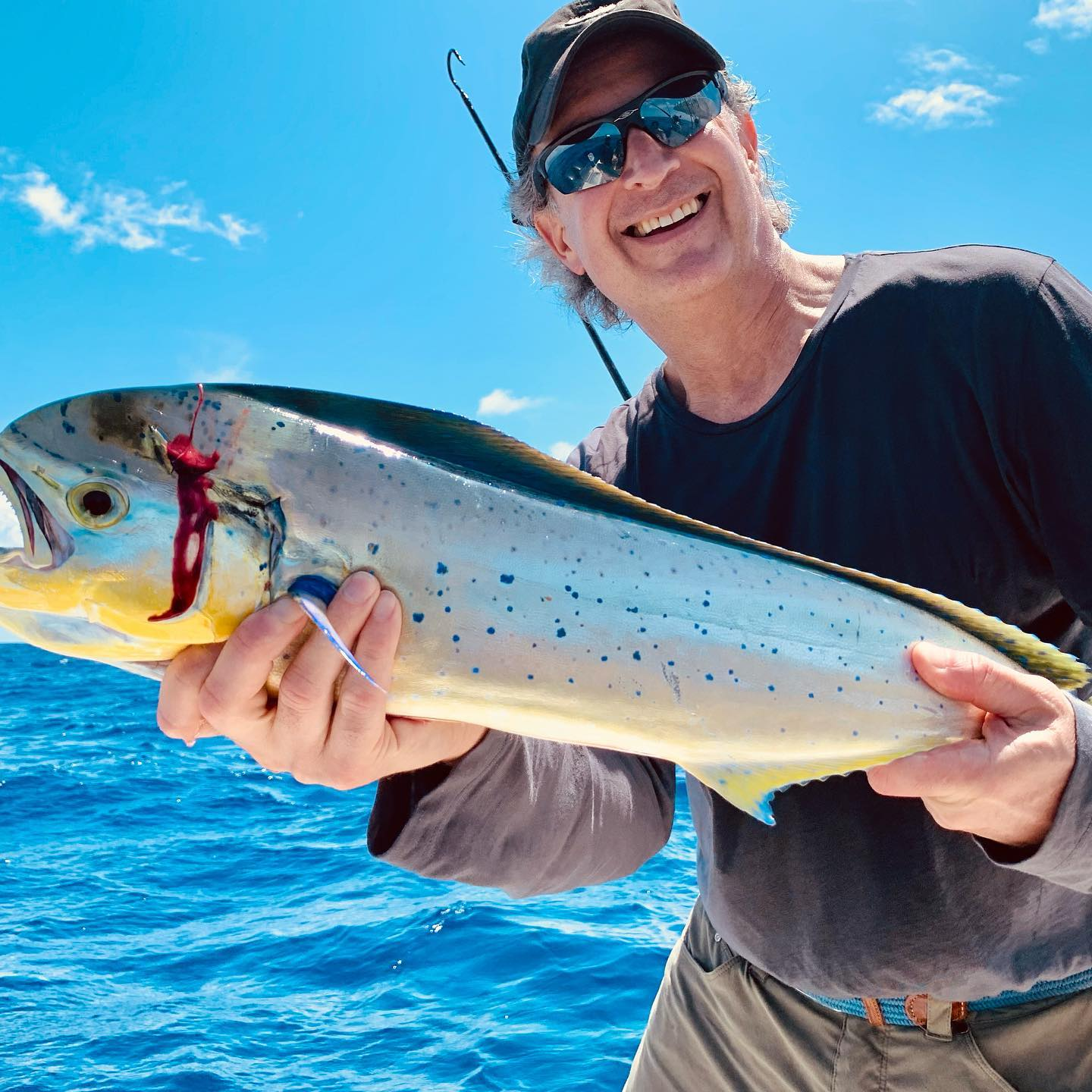 A lone angler fishing in Islamorada, Florida