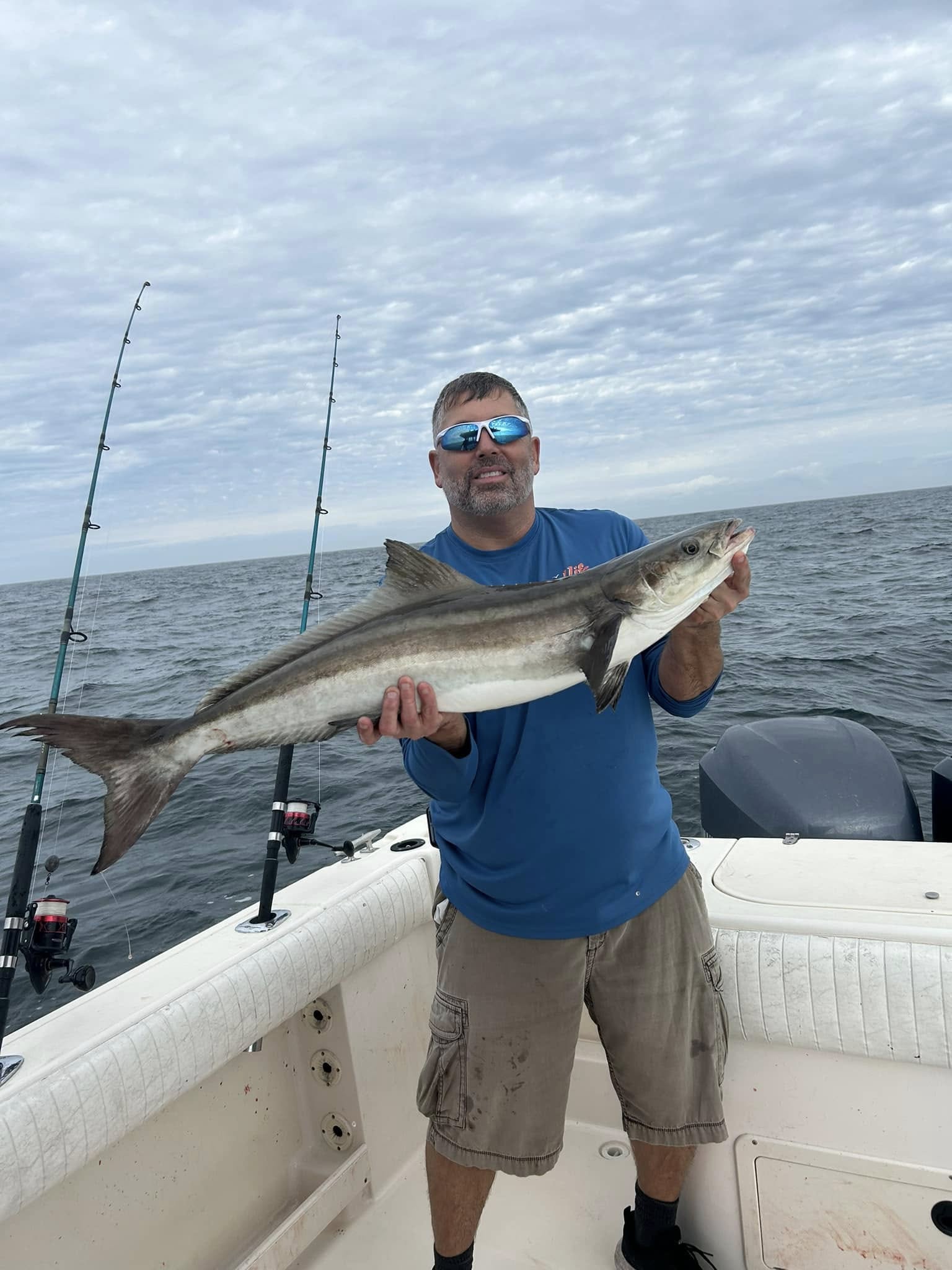 Cobia fish caught while fishing in FL