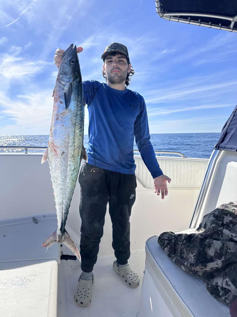 A King Mackerel, a 40-inch fish, caught while fishing in Volusia County