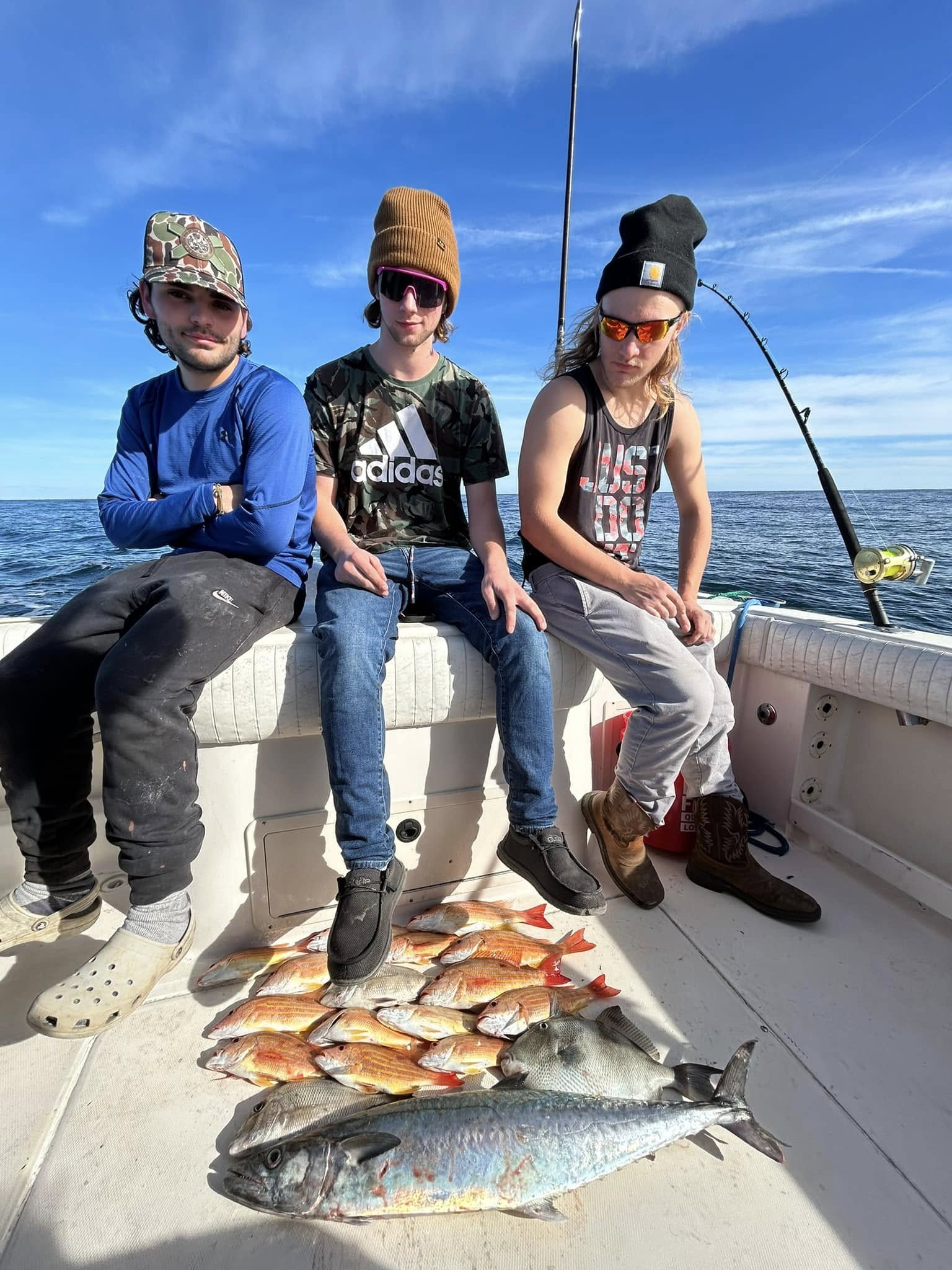 A big king mackerel caught while fishing in Volusia County
