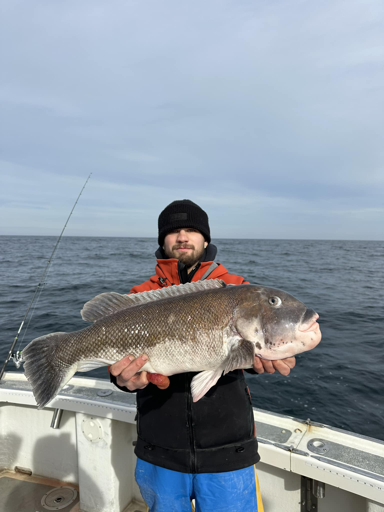 One angler fishing in New Jersey