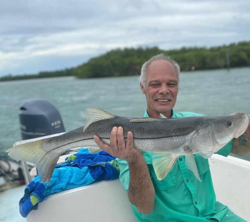 Snook fish caught by angler in Fort Myers