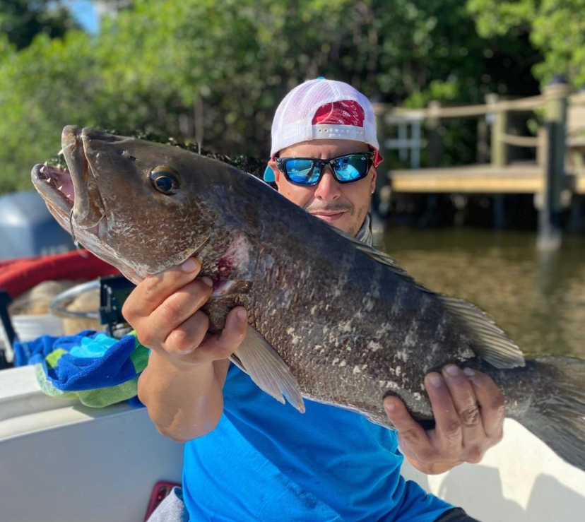A lone angler fishing in Florida