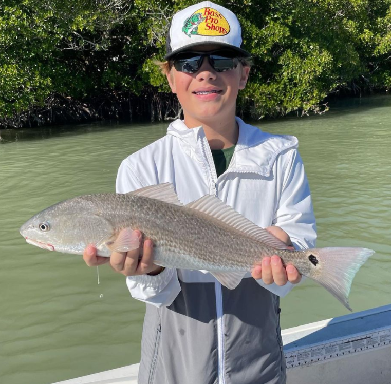 Redfish caught in Fort Myers, Florida