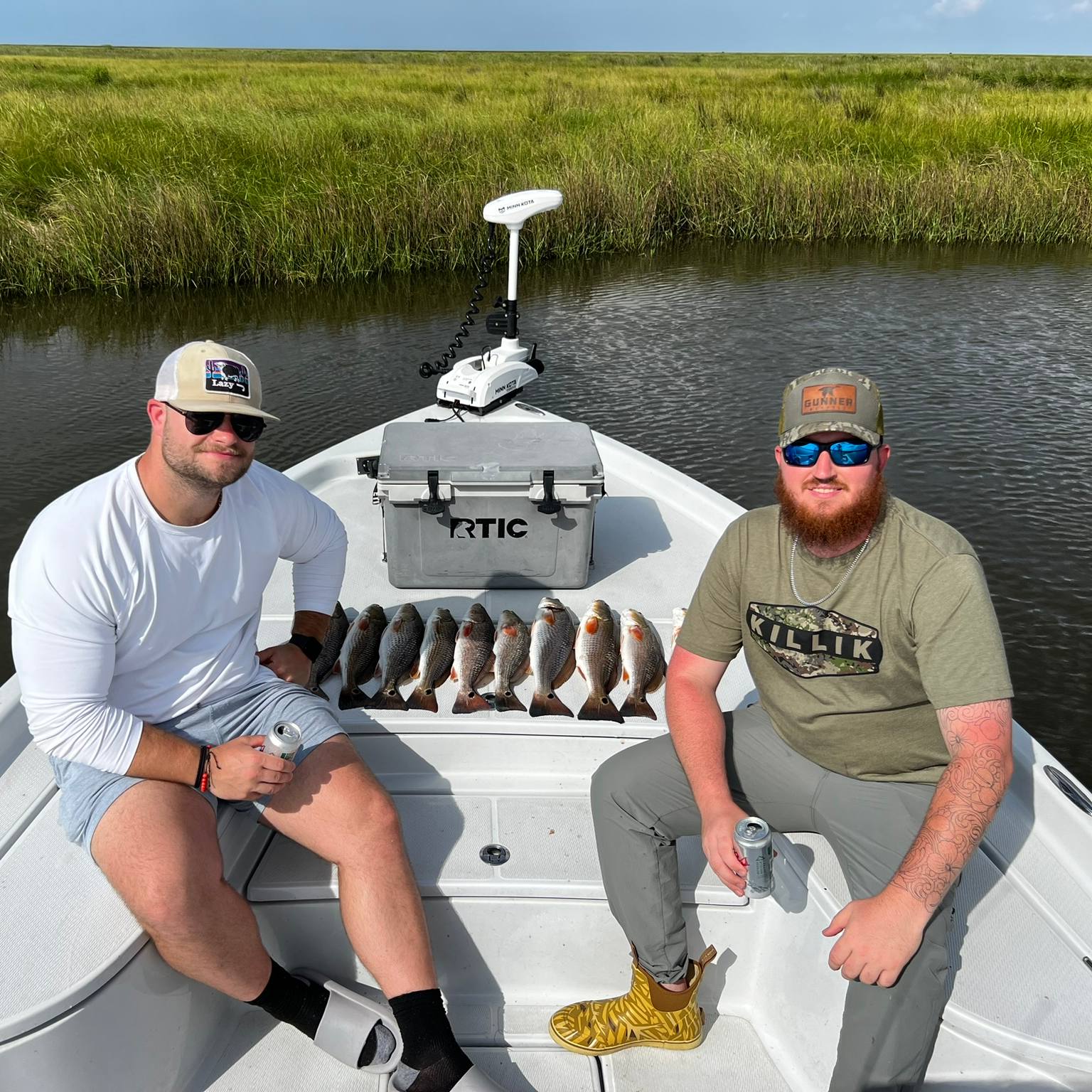 Two redfish caught in LA