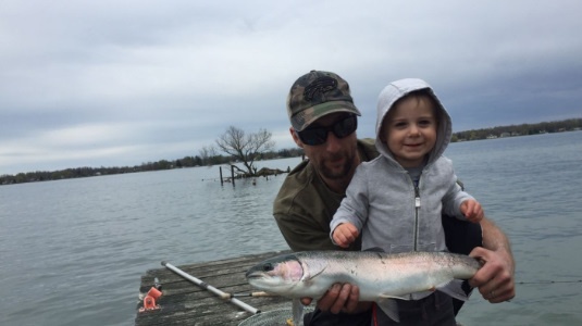 A couple fishing in Palm Bay