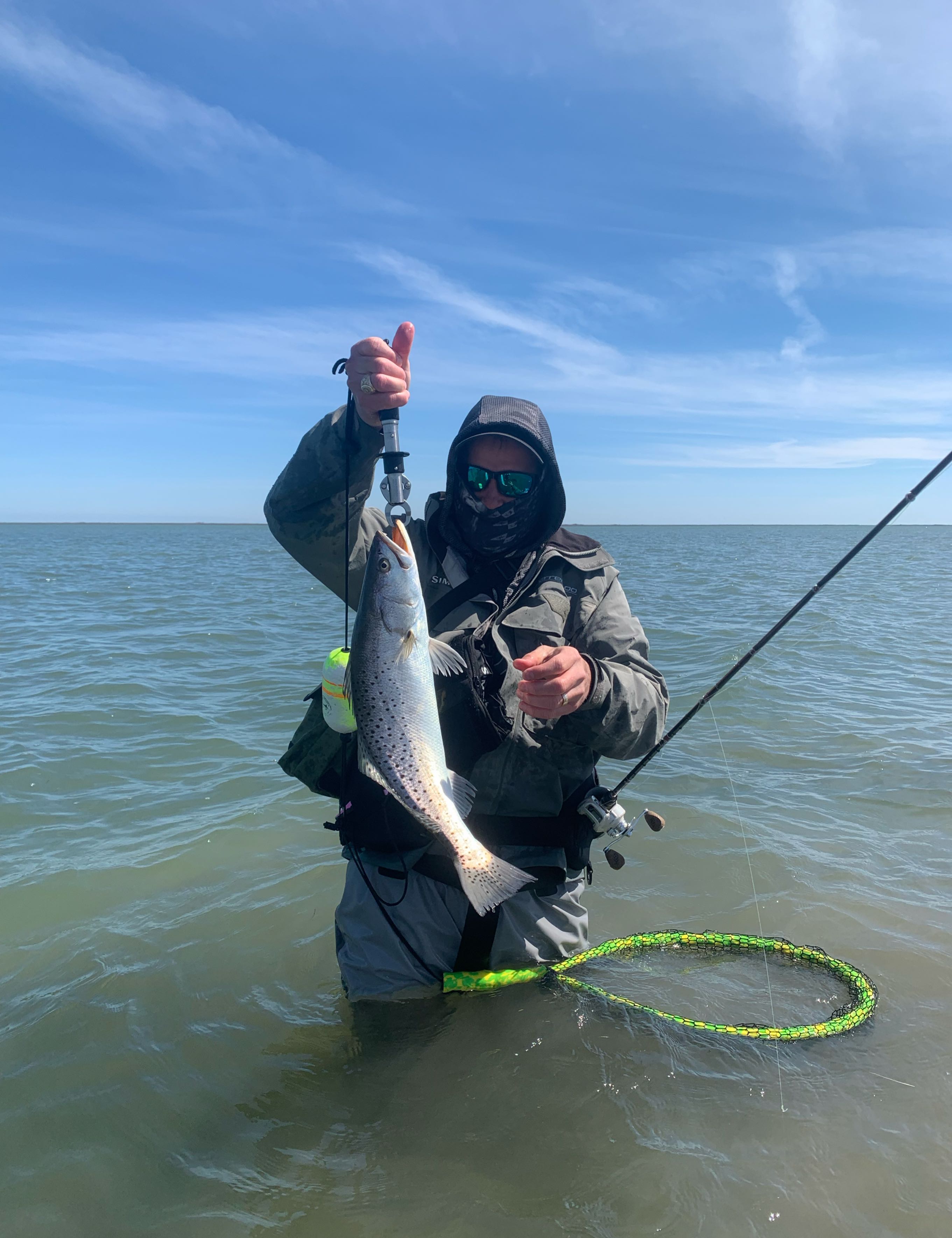 Wade Fishing For Trout In Baffin Bay, TX [Fishing Report] 