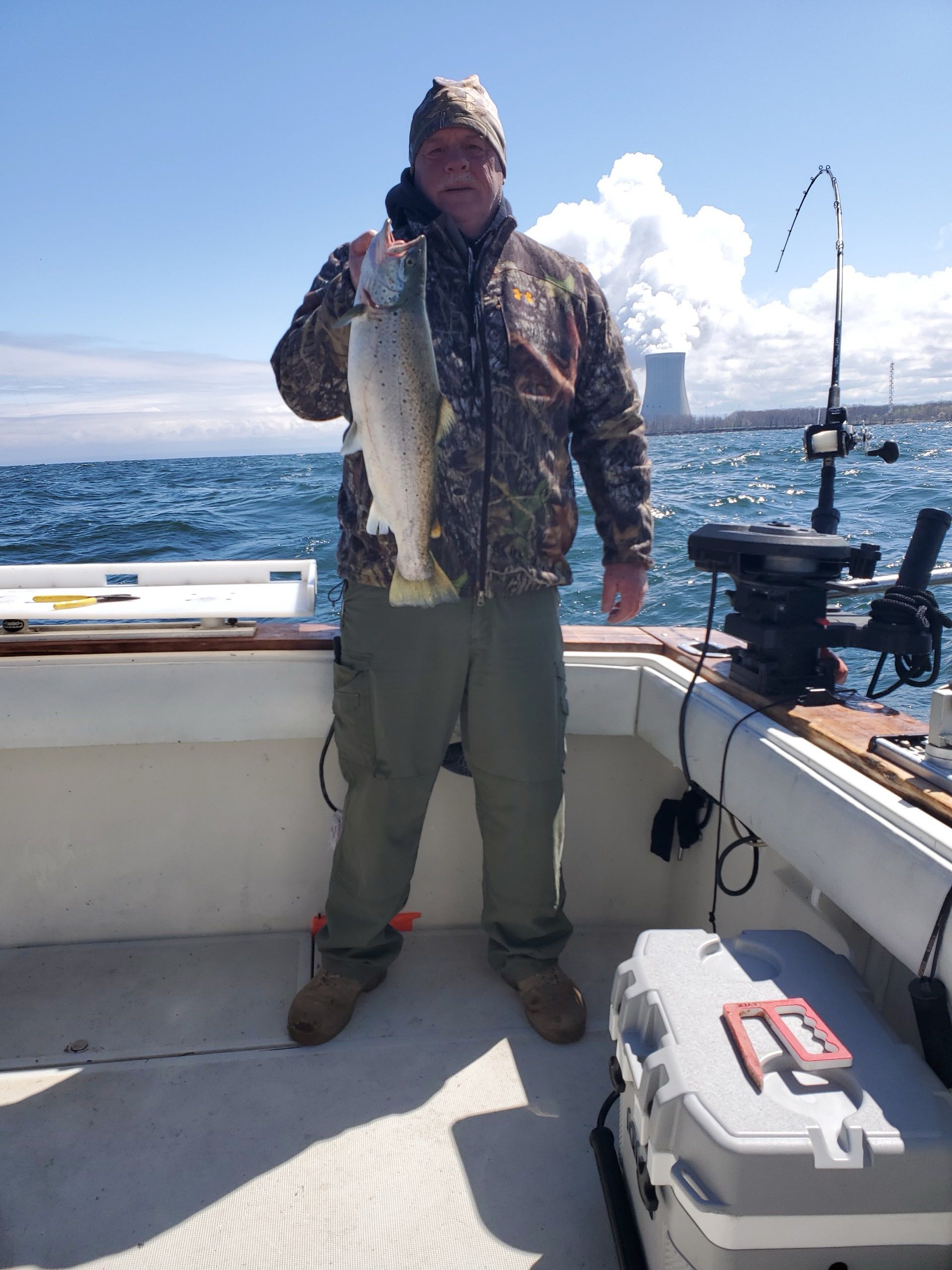 Atlantic salmon caught while fishing in Mexico NY